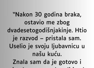 “Nakon 30 godina braka, ostavio me zbog dvadesetogodišnjakinje…” “Nakon 30 godina braka, ostavio me zbog dvadesetogodišnjakinje…” - featured image