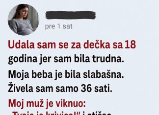 Udala se sa 18 zbog trudnoće, a onda doživjela najveći gubitak: Podršku je dobila od potpunog stranca Udala se sa 18 zbog trudnoće, a onda doživjela najveći gubitak: Podršku je dobila od potpunog stranca - featured image
