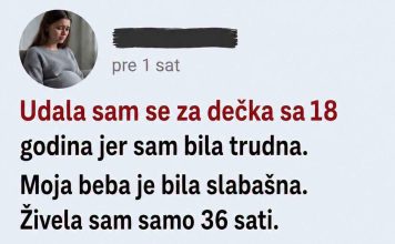 Udala se sa 18 zbog trudnoće, a onda doživjela najveći gubitak: Podršku je dobila od potpunog stranca Udala se sa 18 zbog trudnoće, a onda doživjela najveći gubitak: Podršku je dobila od potpunog stranca - featured image