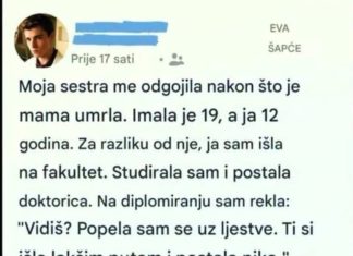 Sestra koja je žrtvovala svoje snove da bih ja imao budućnost: Priča o ljubavi, odricanju i zahvalnosti Sestra koja je žrtvovala svoje snove da bih ja imao budućnost: Priča o ljubavi, odricanju i zahvalnosti - featured image