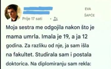 Sestra koja je žrtvovala svoje snove da bih ja imao budućnost: Priča o ljubavi, odricanju i zahvalnosti Sestra koja je žrtvovala svoje snove da bih ja imao budućnost: Priča o ljubavi, odricanju i zahvalnosti - featured image