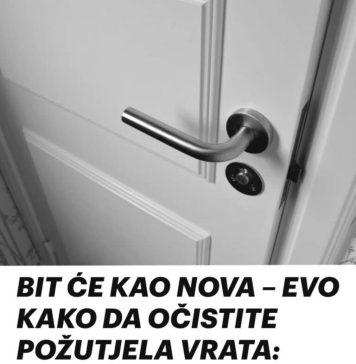 BIT ĆE KAO NOVA – EVO KAKO DA OČISTITE POŽUTJELA VRATA: Treba vam samo ova smjesa BIT ĆE KAO NOVA – EVO KAKO DA OČISTITE POŽUTJELA VRATA: Treba vam samo ova smjesa - featured image
