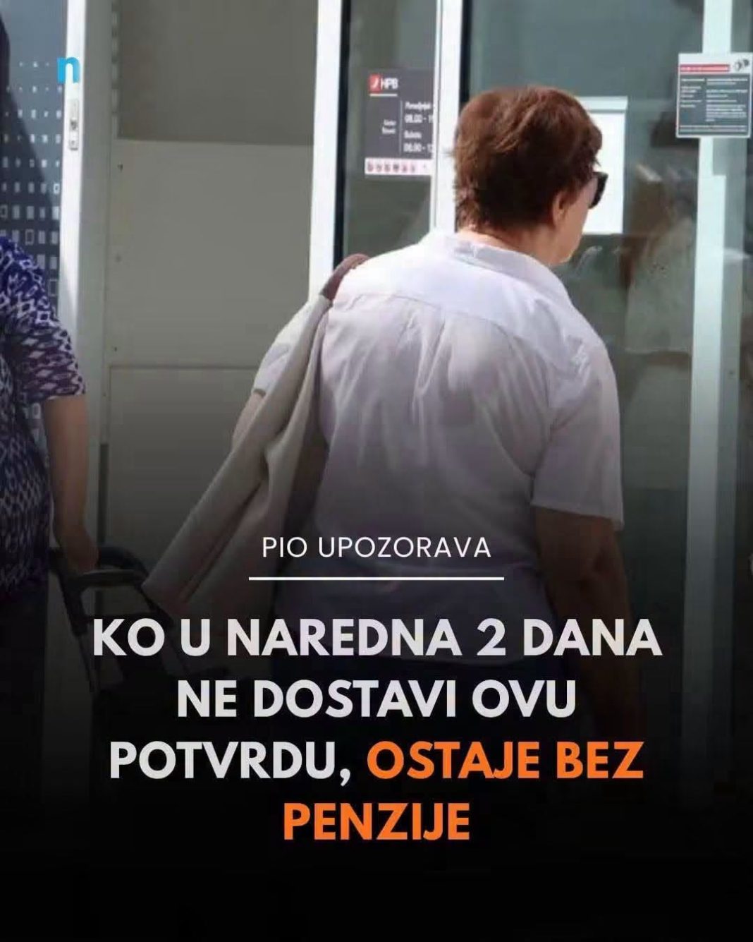 PIO upozorava: Ko u naredna 2 dana ne dostavi ovu potvrdu, ostaje bez penzije - featured image PIO upozorava: Ko u naredna 2 dana ne dostavi ovu potvrdu, ostaje bez penzije - featured image