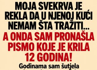 Svekrva me godinama odbacivala, a onda sam pronašla pismo koje je promijenilo sve Svekrva me godinama odbacivala, a onda sam pronašla pismo koje je promijenilo sve - featured image