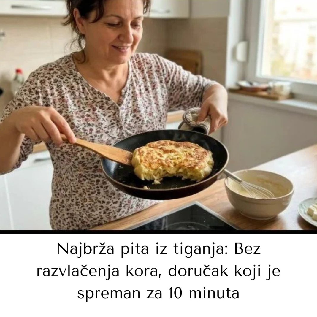 Najbrža pita iz tiganja: Bez razvlačenja kora, doručak koji je spreman za 10 minuta - content image