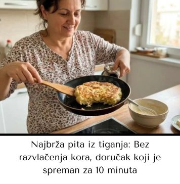 Najbrža pita iz tiganja: Bez razvlačenja kora, doručak koji je spreman za 10 minuta Najbrža pita iz tiganja: Bez razvlačenja kora, doručak koji je spreman za 10 minuta - content image